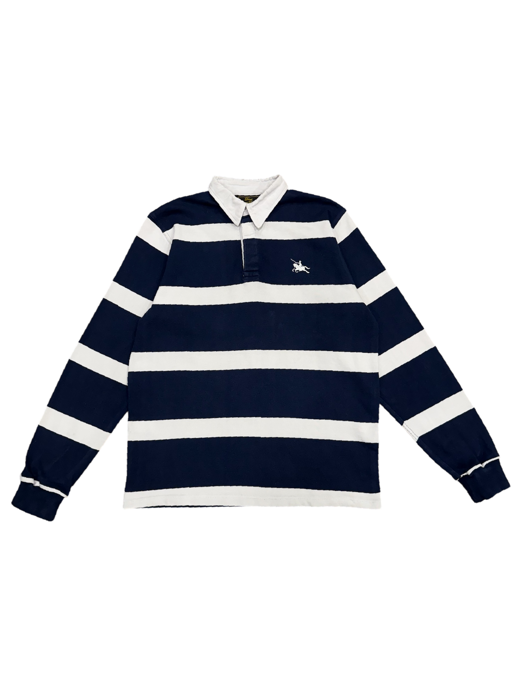 RUGBY POLO SHIRT [NAVY/WHITE]
